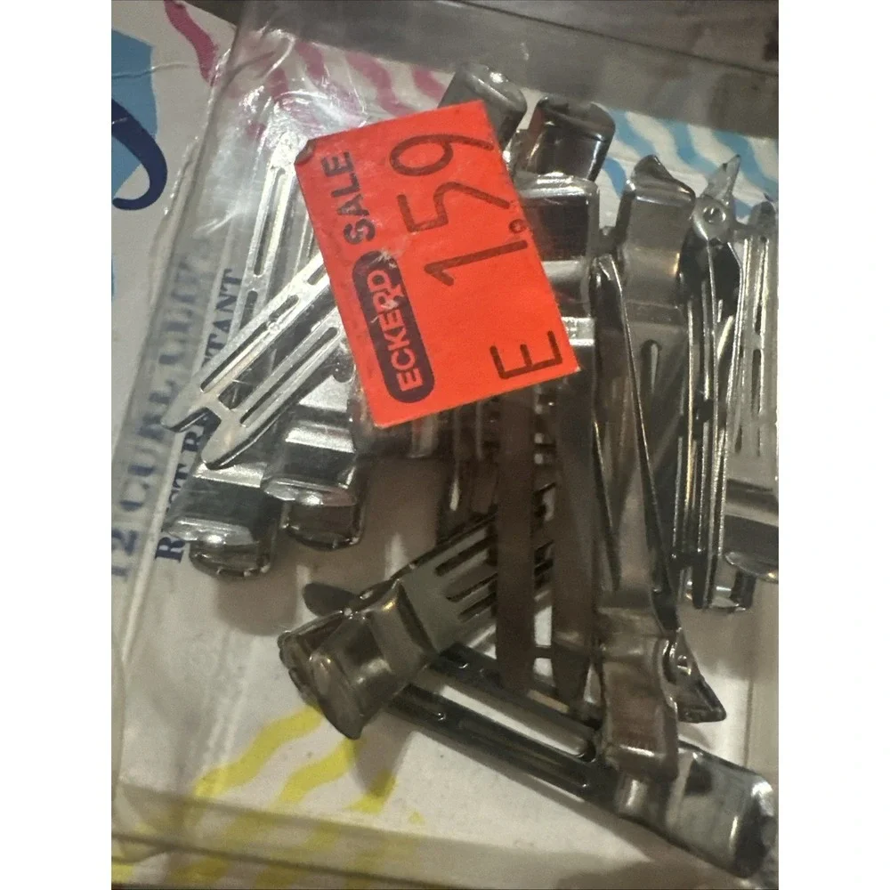 Vintage 1989 GOODY 12 Pin Curl Clips #5812 NEW NOS Hair‎ Retro Beauty